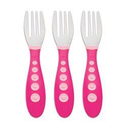 Gerber Graduates Kiddy Cutlery Forks in Assorted Colors, 3-count