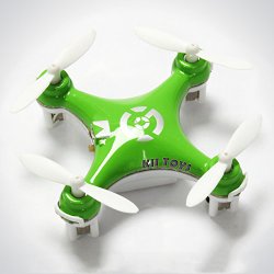 KiiToys® Quadcopter Drone RC Helicopter Quad Copter Toy – Micro Mini Nano Size