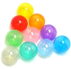 Non-Toxic 100 “Phthalates Free” Crush Proof Non-Recycled Quality Invisiball 10 Colors Play Balls 6.5cm w/ Tote & Test Reports