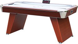 Playcraft Derby Air Hockey Table, 6-Feet, Cherry Wood Grain