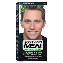 Just For Men Original Formula Men’s Hair Color, Light Brown (Pack of 3)