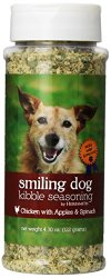 Herbsmith Smiling Dog Freeze Dried Kibble Seasoning with Chicken, Apples and Spinach for Dogs and Cats