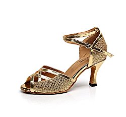 WYMNAME Womens Latin Dance Shoes,International Standard Ballroom Dancing Shoes Sandal Ballroom Dance Shoes