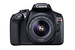 Canon EOS Rebel T6 Digital SLR Camera Kit with EF-S 18-55mm f/3.5-5.6 IS II Lens, Built-in WiFi and NFC – Black (US Model)